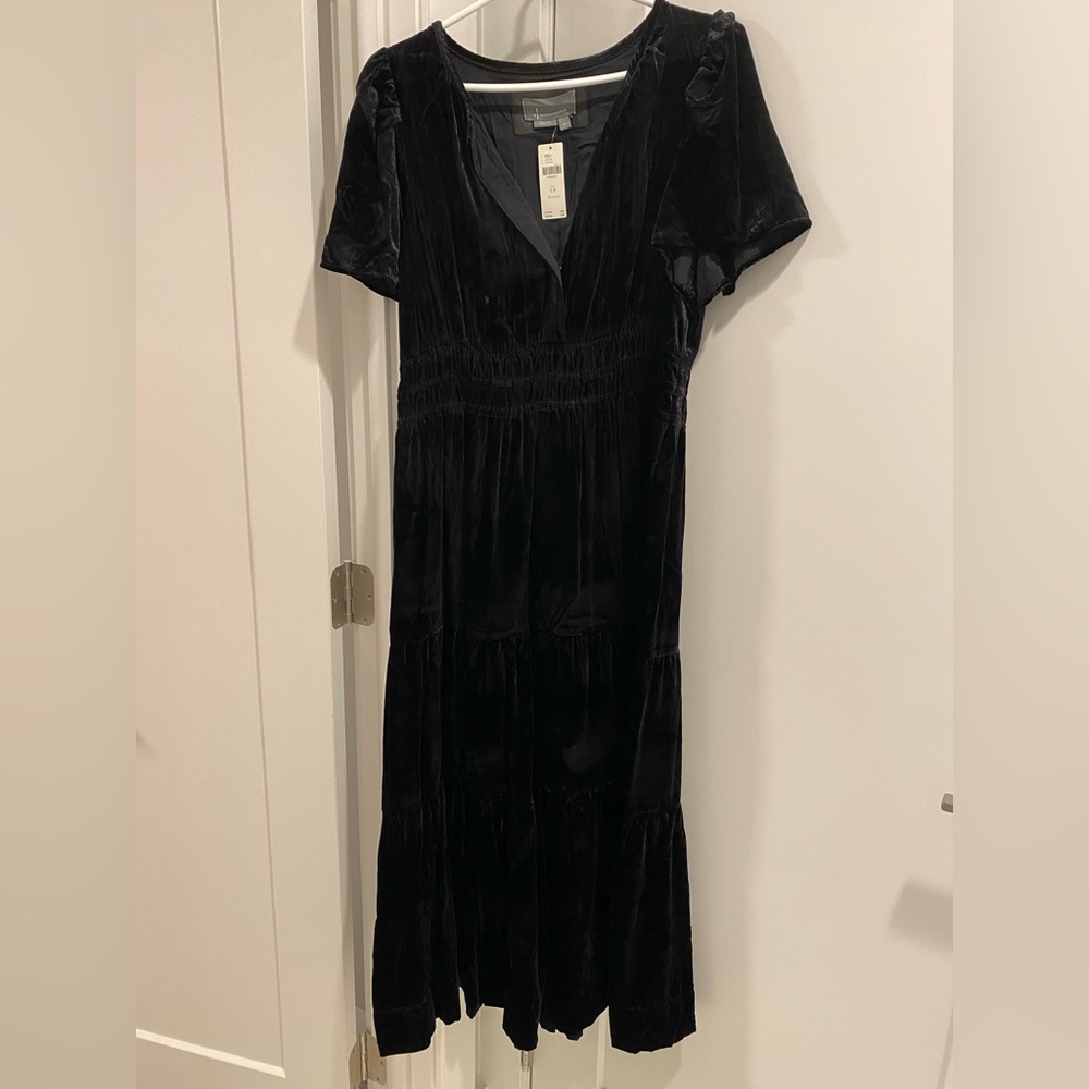 NEW! Anthropologie Somerset Velvet Dress